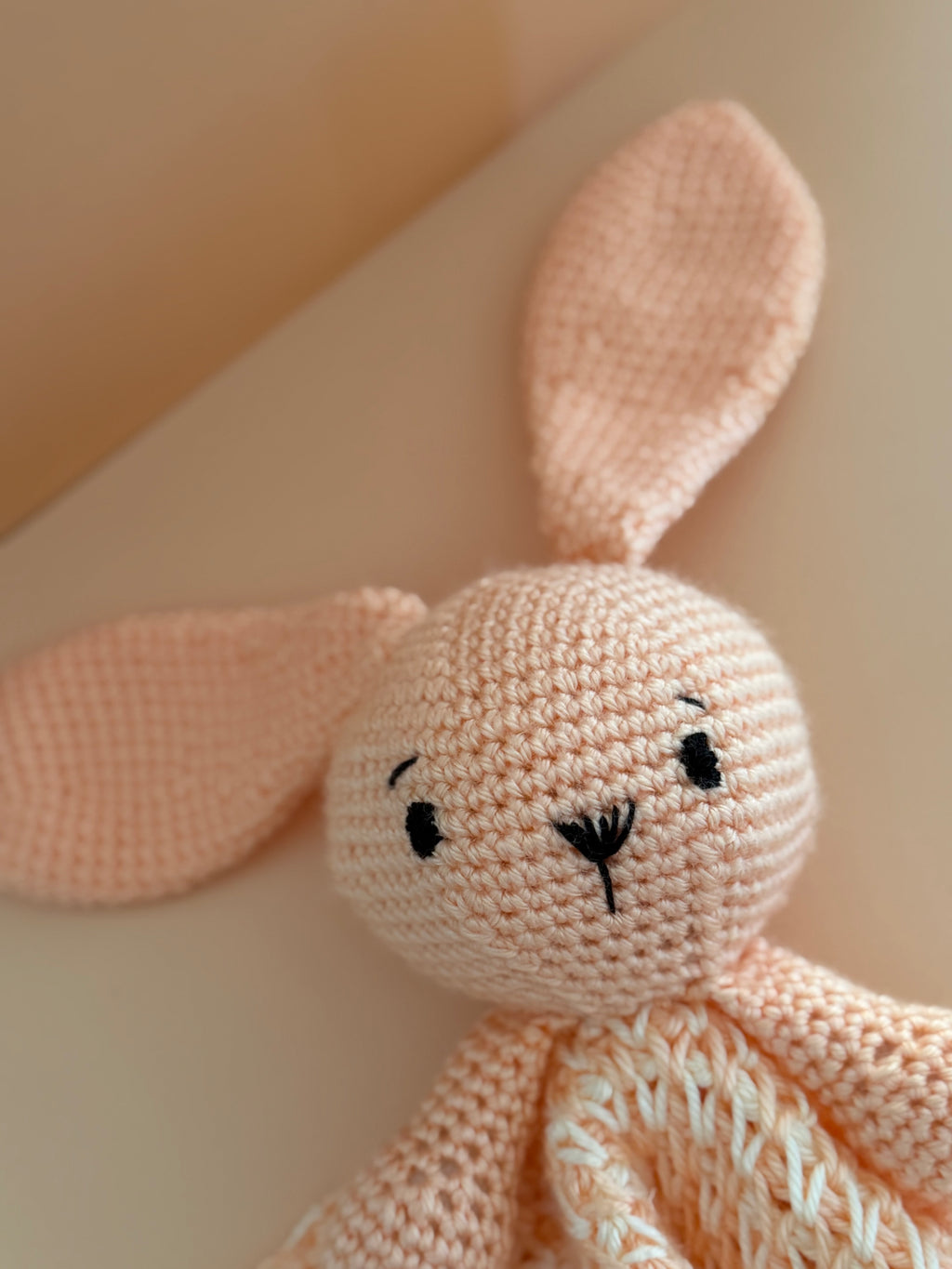 Crochet Light Pink Bunny