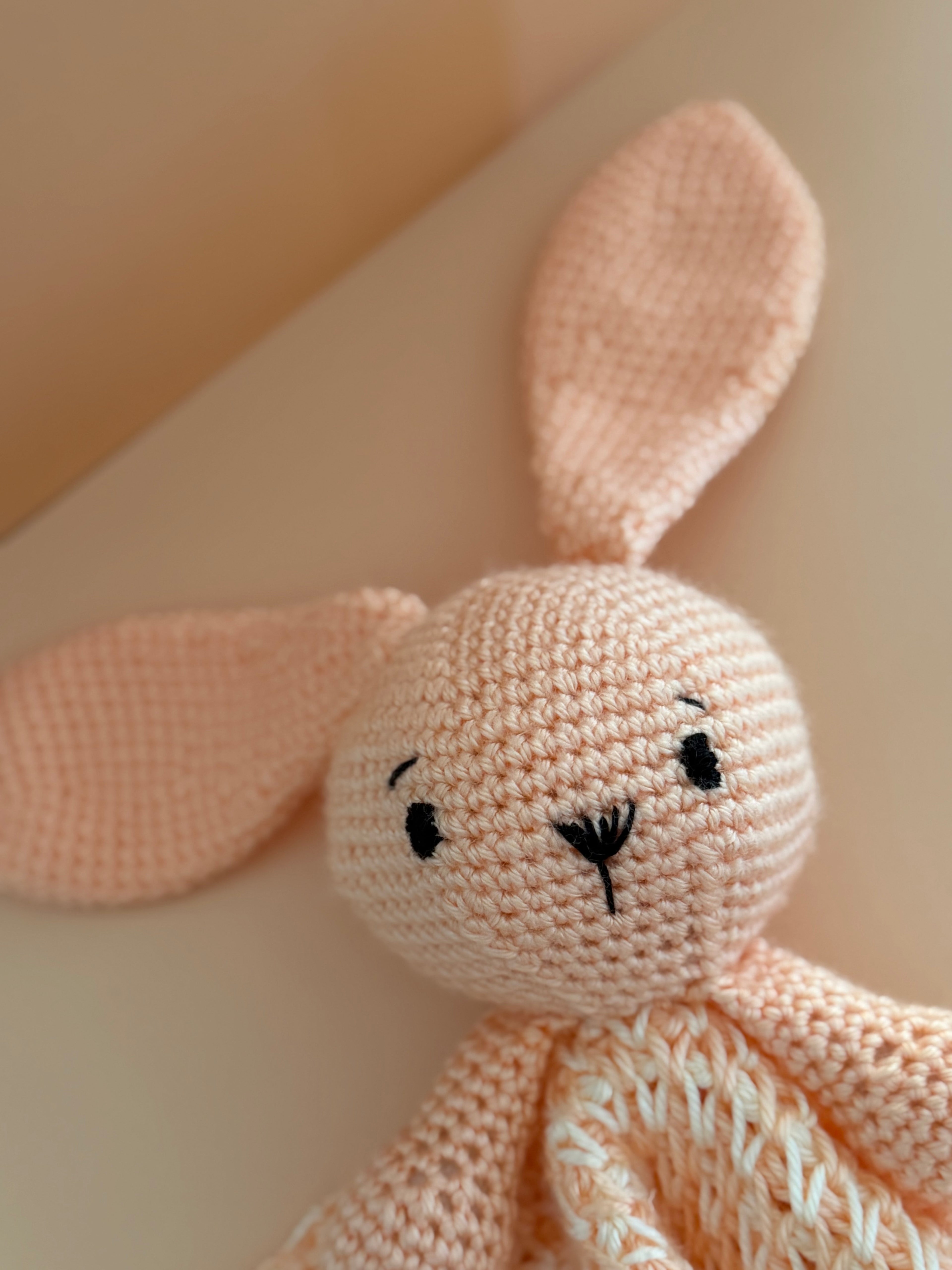 Crochet Light Pink Bunny
