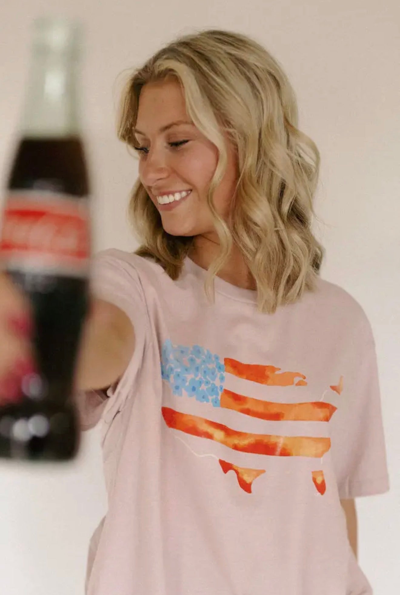 Watercolor America Tee