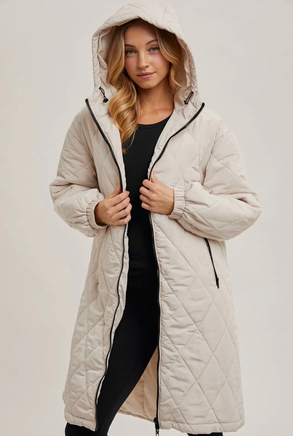 Longline Quilted Puffer