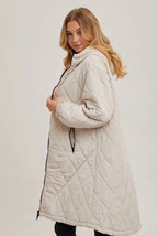 Longline Quilted Puffer
