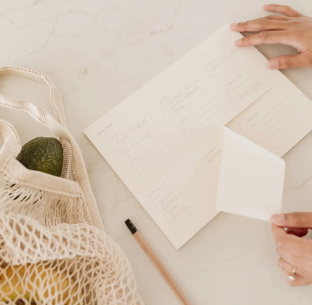 Weekly Meal Planner Notepad