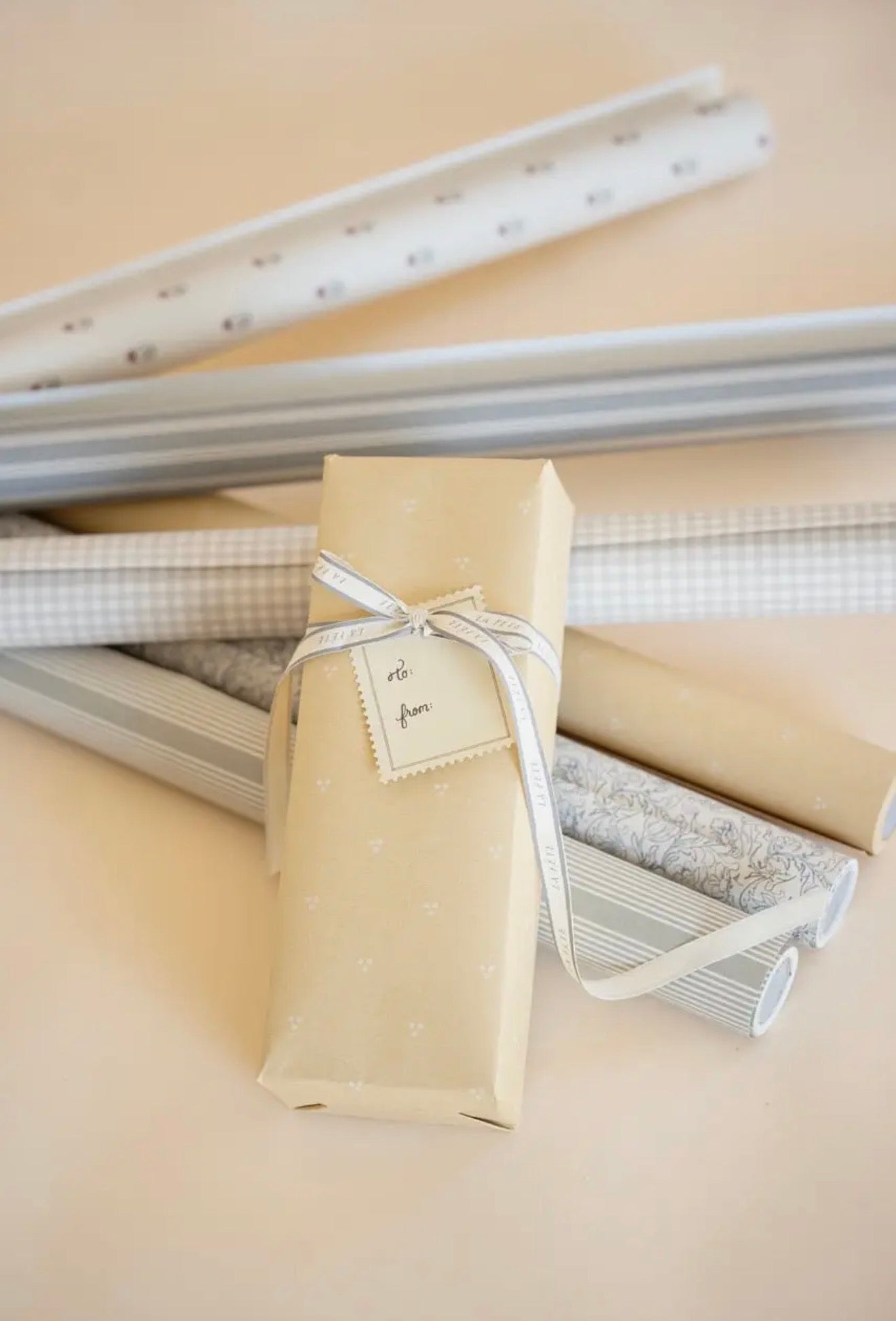 Dainty Dot Kraft Wrapping Paper Roll