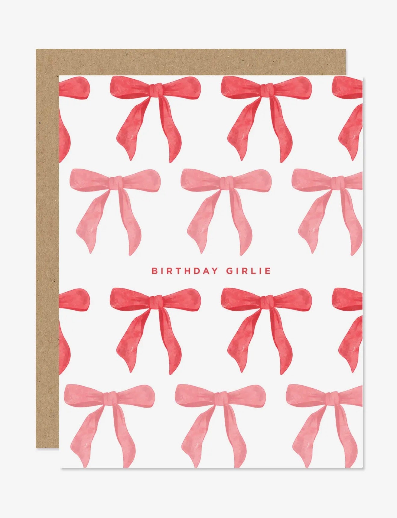 Bows Birthday Girlie Card