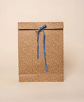 Floral Kraft Bags w/ Ribbon (Set Of Six)