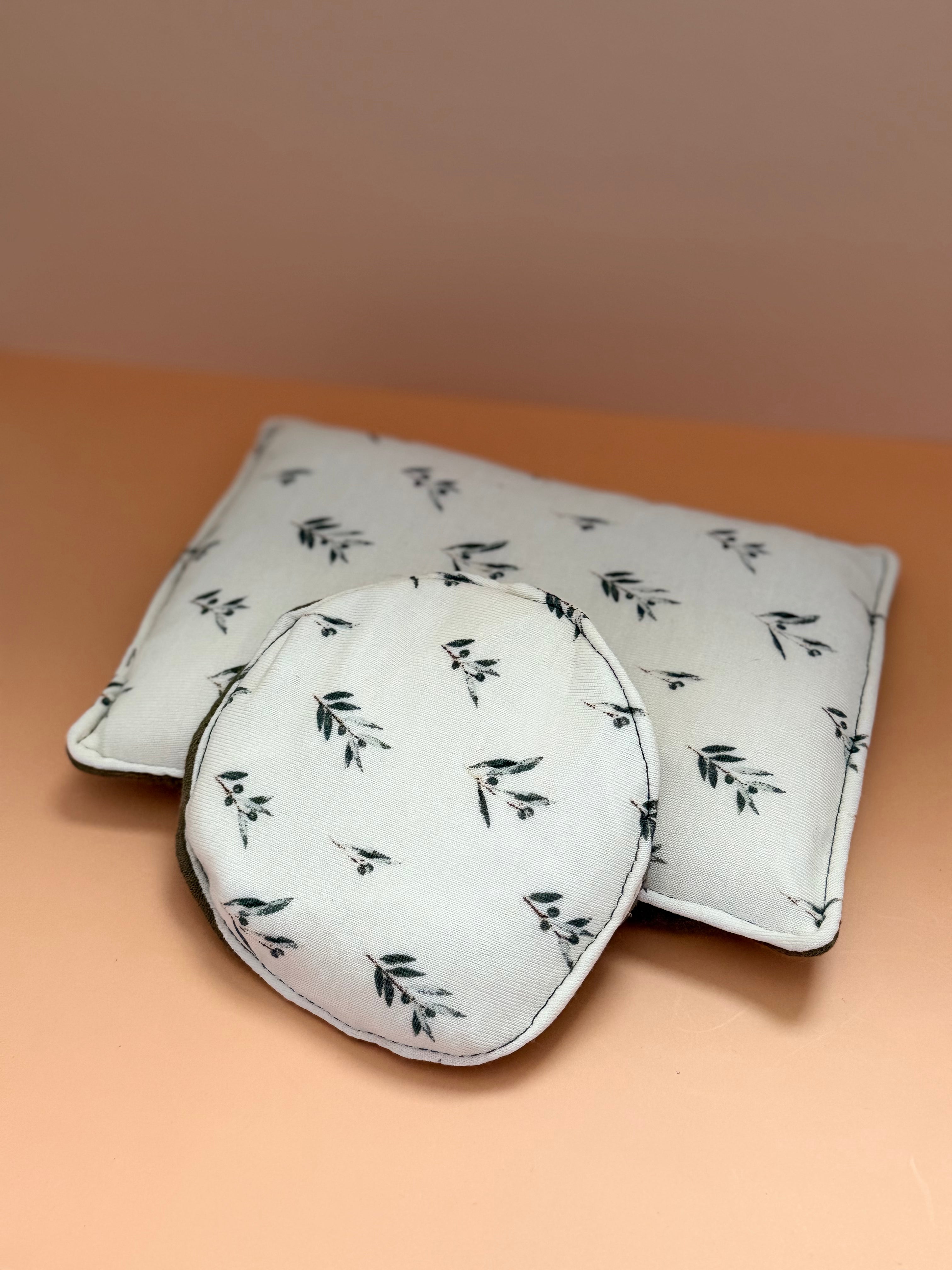 Olive Neck Wrap Hot + Cold Therapy Bundle