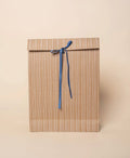 Stripe Kraft Bags w/ Ribbon (Set Of Six)