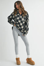 Mya Plaid Pullover