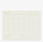 Monthly Overview Notepad