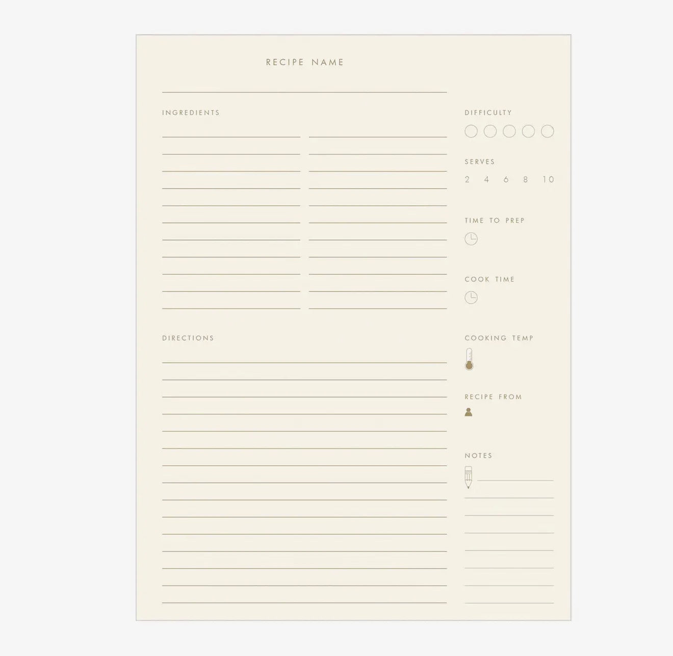 Recipe Book